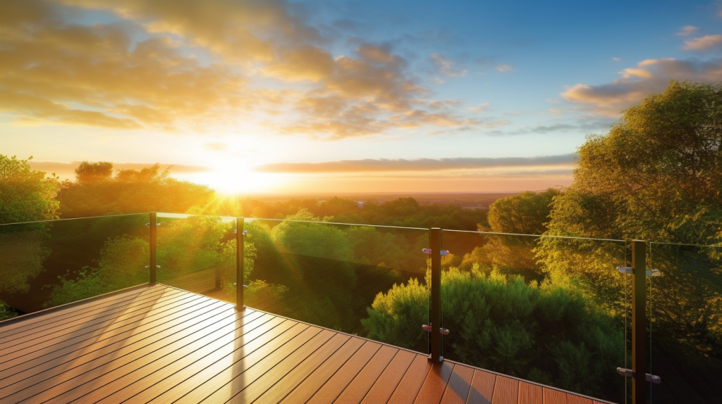 Topless-glass-railing-enhancing-outdoor-decor