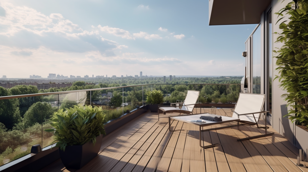 small deck with frameless glass railings built in plante db3aa325 6c33 4a6c aff5 514e47c08e2f