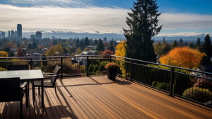 Aluminum deck railing Burnaby
