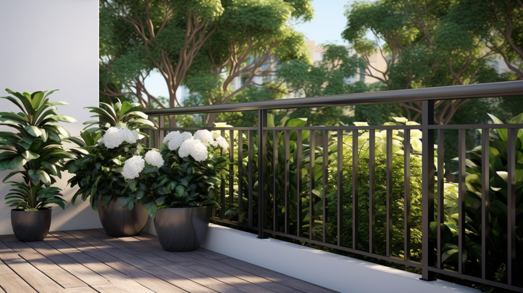 Beautiful Aluminum Railings by Belcarra Glass