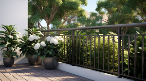 Beautiful Aluminum Railings by Belcarra Glass