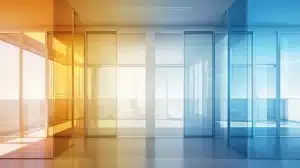 Comparative Display of Various Glass Types in Modern Architecture