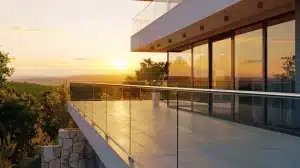 Frameless Glass Balustrades Enhancing Outdoor Views